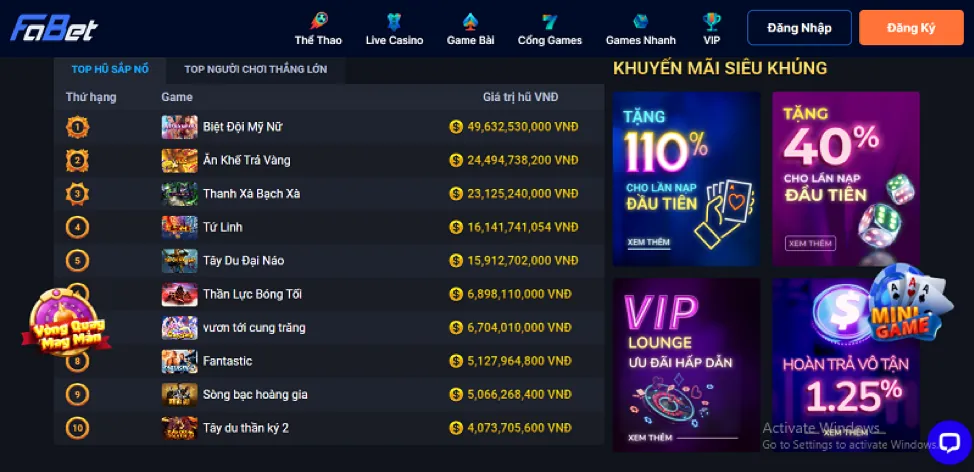 Nhấp vào nút Đăng Ký trên W888